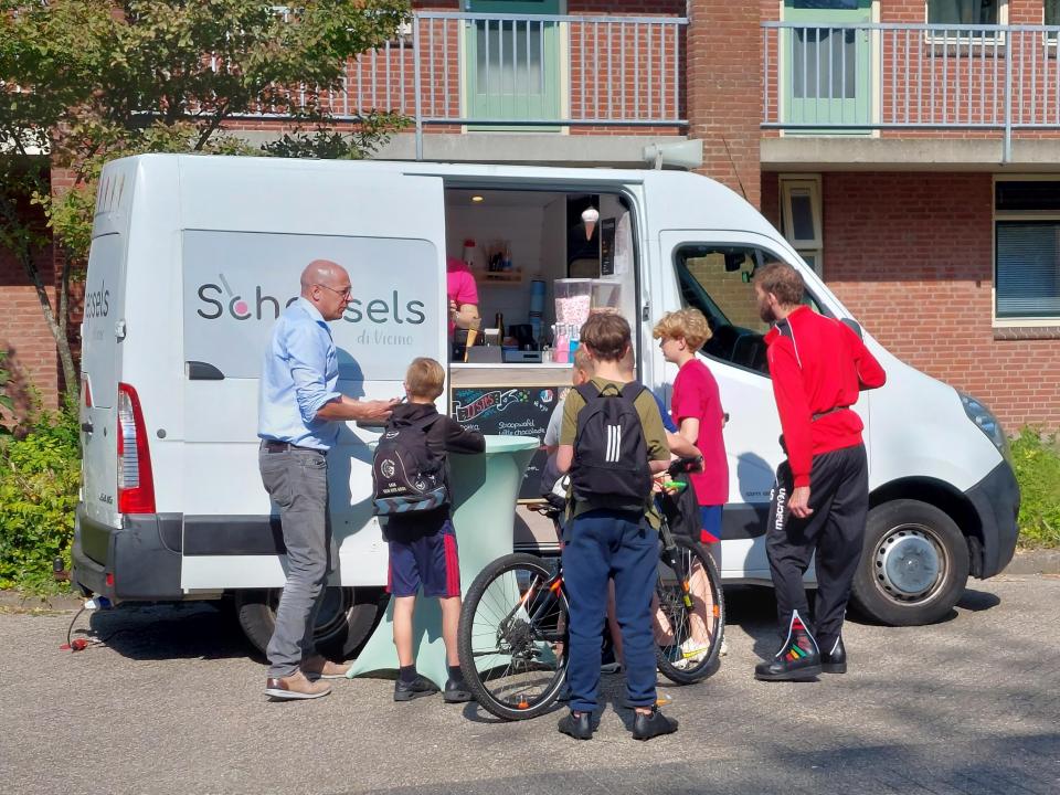 Ijsjes bij inloopdagen